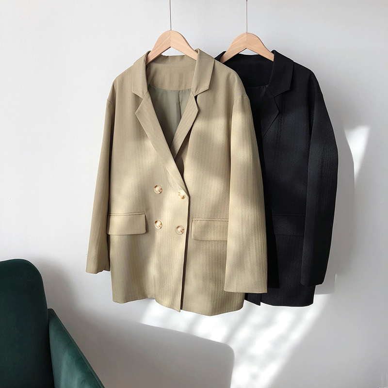 2020 Women Spring Blazer Coat Turn Down Collar Women Vintage Coat Casaco Feminino Tops For Elegant Outerwear, Black
2020 Women Spring Blazer Coat Turn Down Collar Women Vintage Coat Casaco Feminino Tops For Elegant Outerwear, Black