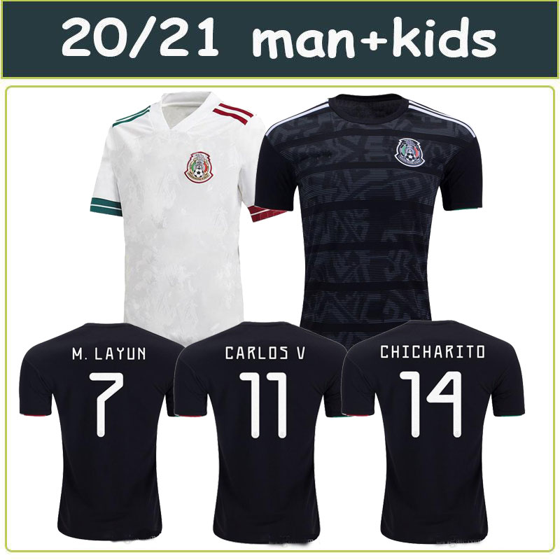 TOP Mexico soccer jersey away white Camisetas 20 21 CHICHARITO LOZANO DOS SANTOS 2020 football shirts Men + Kids kit uniforms maillots 001, 2021
TOP Mexico soccer jersey away white Camisetas 20 21 CHICHARITO LOZANO DOS SANTOS 2020 football shirts Men + Kids kit uniforms maillots 001, 2021