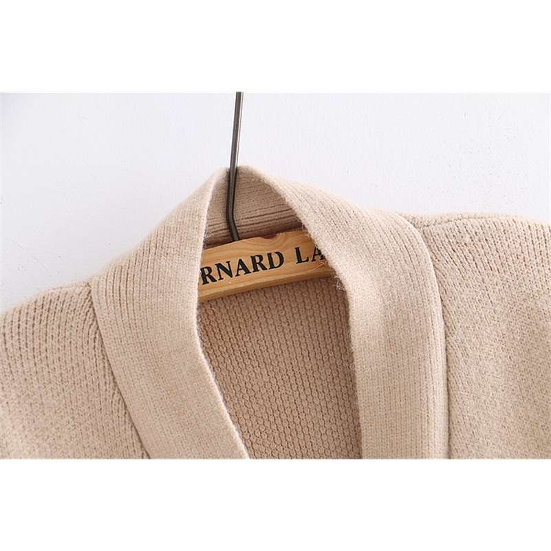 YoYiKamomo Spring Woman Knitting New Japanese Mori Girl V-neck Jacquard Cardigan Sweater Winter Y200819