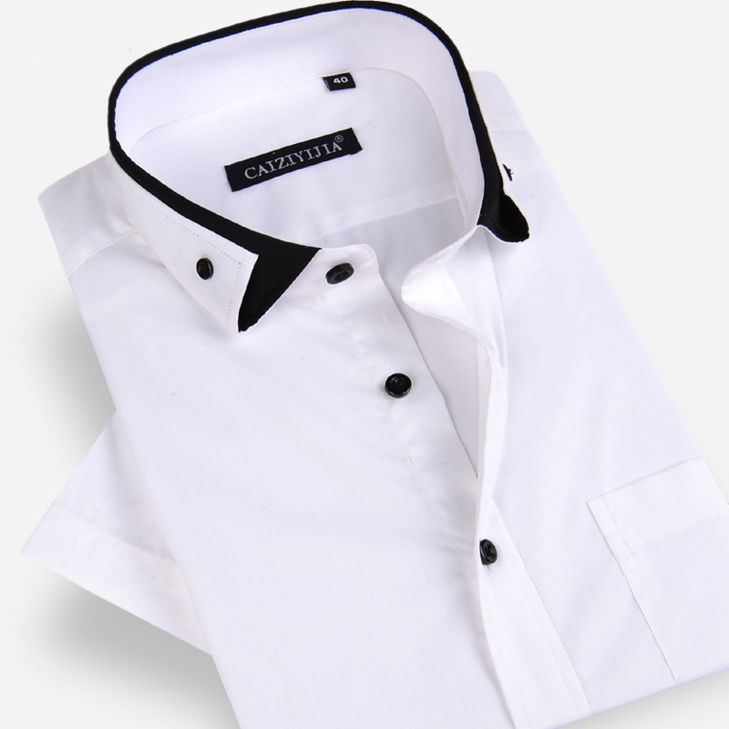 Brand Cotton Patchwork Collar Men Short Sleeve Shirt Fashion White Slim Fit Soft Male Casual Shirts Plus Size 4XL High Quality, As pic
Brand Cotton Patchwork Collar Men Short Sleeve Shirt Fashion White Slim Fit Soft Male Casual Shirts Plus Size 4XL High Quality, As pic