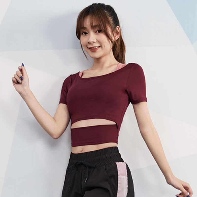 Women Summer T Shirts Sexy Exposed navel Yoga Tops Slim Fit Fitness Gym Short Sleeves Hollow Crop Tops, Fbfk9179
Women Summer T Shirts Sexy Exposed navel Yoga Tops Slim Fit Fitness Gym Short Sleeves Hollow Crop Tops, Fbfk9179