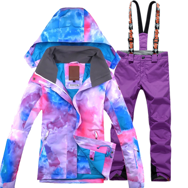 High quality 10K ski suit vest board ski jacket + Pants clothing windproof Waterproof women's winter warm jackets, A1
High quality 10K ski suit vest board ski jacket + Pants clothing windproof Waterproof women's winter warm jackets, A1