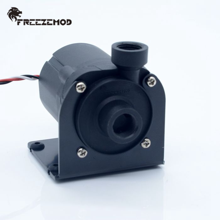 FREEZEMOD computer water cooling brushless DC water pump with speed line damping ceramic shaft core. PU-SC600
FREEZEMOD computer water cooling brushless DC water pump with speed line damping ceramic shaft core. PU-SC600