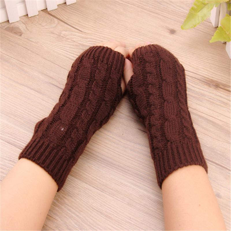 1 Pair Women Fingerless Mittens Stripe Twist Solid Color Warm Knitted Long Glove Autumn Winter Arm Sleeves Wrist Protector
1 Pair Women Fingerless Mittens Stripe Twist Solid Color Warm Knitted Long Glove Autumn Winter Arm Sleeves Wrist Protector