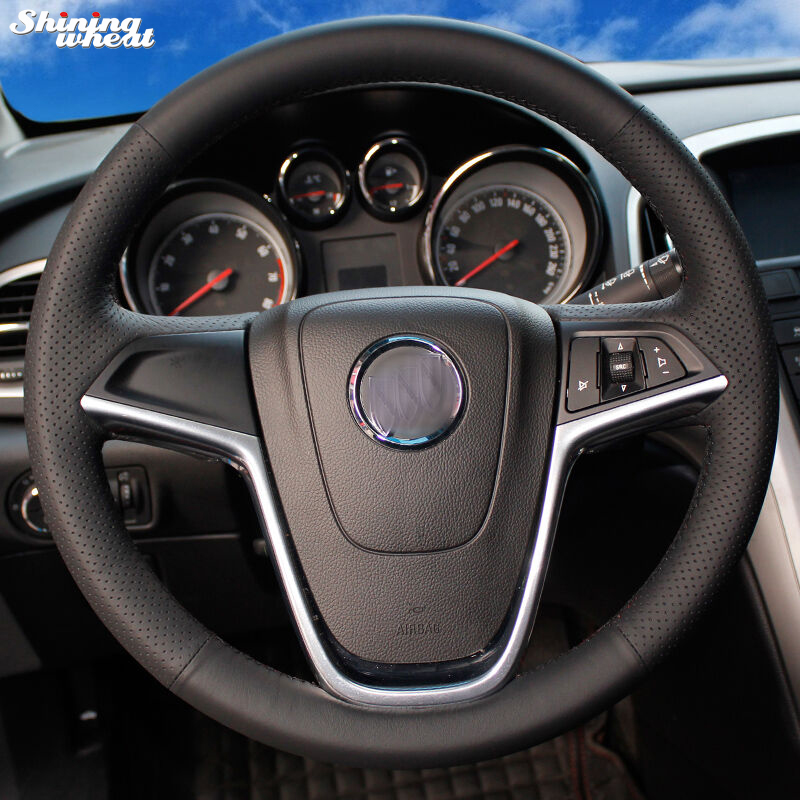 Hand-stitched Black Leather Car Steering Wheel Cover for Buick Excelle XT GT Encore Opel Mokka
Hand-stitched Black Leather Car Steering Wheel Cover for Buick Excelle XT GT Encore Opel Mokka