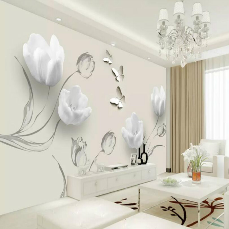 Simple Tulip Butterfly painting wall background Mural Wallpaper for Walls Painting Living Room Bedroom Modern Wallpapers 3D, Embossment paper
Simple Tulip Butterfly painting wall background Mural Wallpaper for Walls Painting Living Room Bedroom Modern Wallpapers 3D, Embossment paper