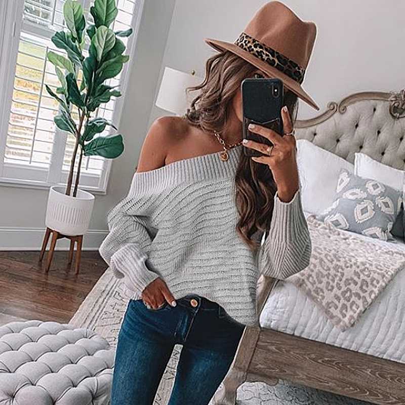 sweater women Strapless Sexy knitted sweater women ribbed winter autumn sweaters female Fashion plus size knitwear 2020, Black
sweater women Strapless Sexy knitted sweater women ribbed winter autumn sweaters female Fashion plus size knitwear 2020, Black