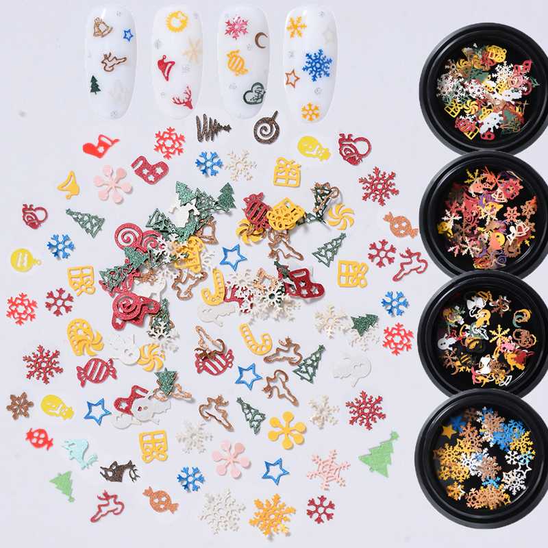 50pcs Woop Pulp Sequins For Nails Supplies 3D Nail Art Decorations Christmas Trees Snowflake Design For Nail Decals Accessories
50pcs Woop Pulp Sequins For Nails Supplies 3D Nail Art Decorations Christmas Trees Snowflake Design For Nail Decals Accessories