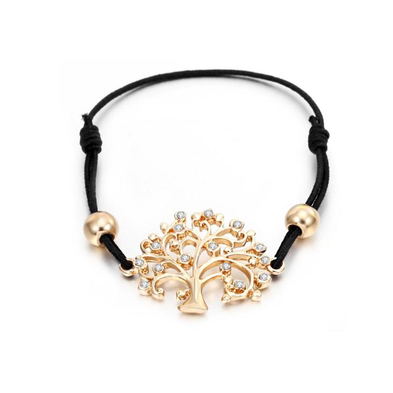 Gold Color Crystal Tree of Life Charm Bracelet For Women Elastic Rope Chain pulseras mujer moda Adjustable Jewelry Gifts 2020
Gold Color Crystal Tree of Life Charm Bracelet For Women Elastic Rope Chain pulseras mujer moda Adjustable Jewelry Gifts 2020