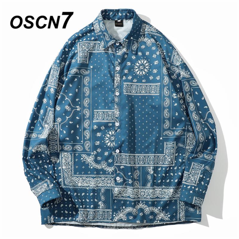 OSCN7 Casual Printed Long Sleeve Shirt Men High High Streetwear 2020 Fall Women Shirt Retro Shirts Harujuku Mens X103, Black
OSCN7 Casual Printed Long Sleeve Shirt Men High High Streetwear 2020 Fall Women Shirt Retro Shirts Harujuku Mens X103, Black