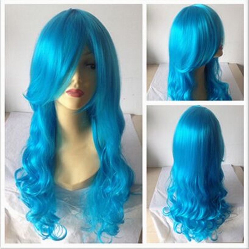 Color wave long curly hair Anime girls wigs Cosplay wigs Halloween party supplies 10pcs
Color wave long curly hair Anime girls wigs Cosplay wigs Halloween party supplies 10pcs