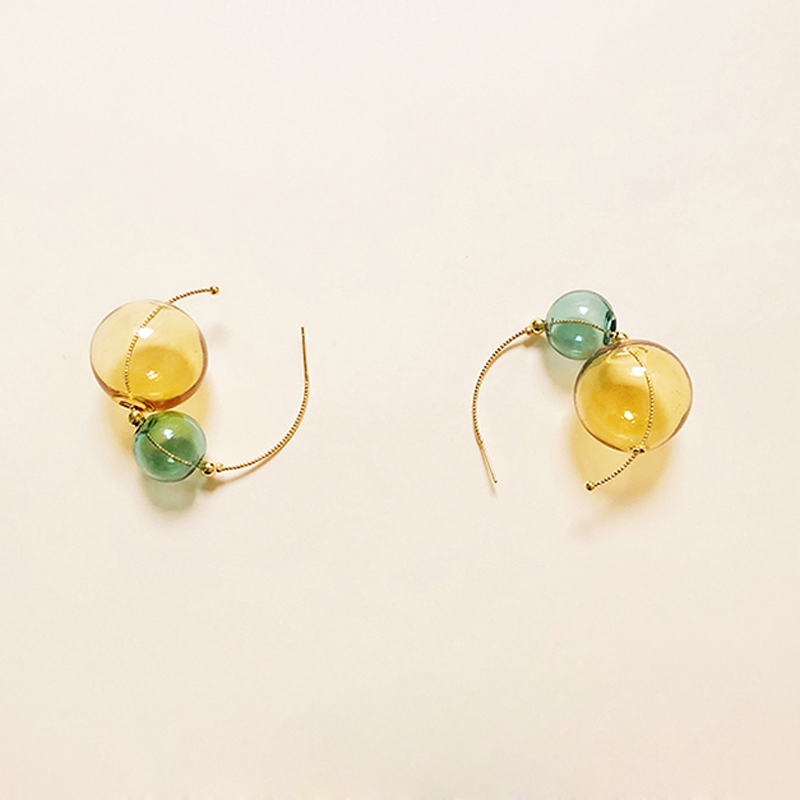 Fresh Handmade Glass Ball Hoop Earrings For Women 2020 Original Yellow Green Bubble Chic Earrings Jewelry Earings Femme Bijoux
Fresh Handmade Glass Ball Hoop Earrings For Women 2020 Original Yellow Green Bubble Chic Earrings Jewelry Earings Femme Bijoux