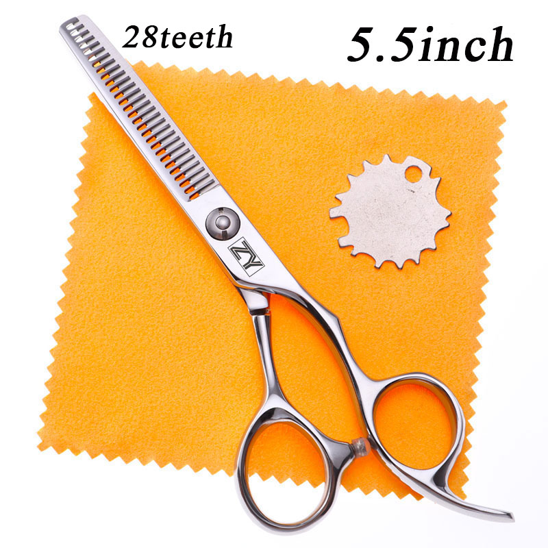 ZY 5.5"/6"sale black japan hair scissors shears cheap hairdressing scissors barber thinning hairdresser razor haircut