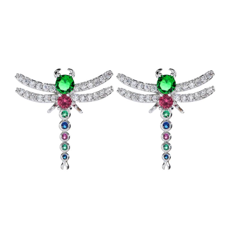 Korean fashion color Dragonfly Zircon Earrings Jewelry Earrings for women / Girls wedding party ER-378
Korean fashion color Dragonfly Zircon Earrings Jewelry Earrings for women / Girls wedding party ER-378