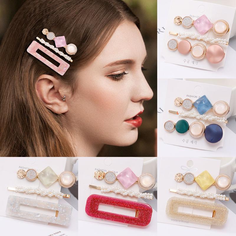 3Pcs/Set INS Fashion Women Girls Barrettes Metal Hairpins Elegant Jewelry Pearl Hair Grips Colorful Hair Clips Accessories
3Pcs/Set INS Fashion Women Girls Barrettes Metal Hairpins Elegant Jewelry Pearl Hair Grips Colorful Hair Clips Accessories