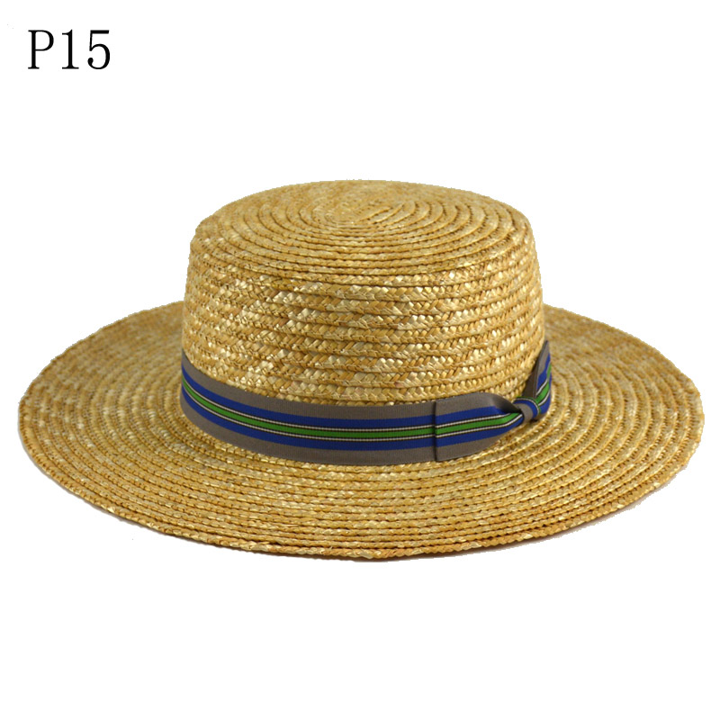 Wide Brim Hats Women Straw Hat Fashion Chapeau Paille Summer Lady Sun Boater Wheat Panama Beach Chapeu Feminino Caps