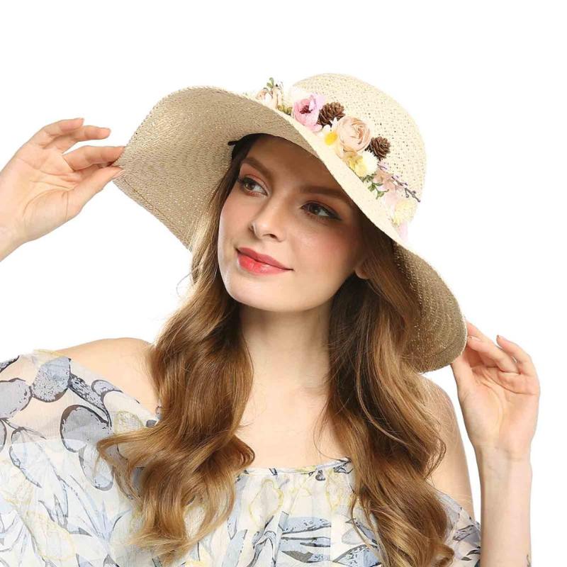 WELROG Wreath Wide Side Compressible Hat Neck Protection Cap Straw Woven Hats Women Sun Hat Outdoor Spring Summer
WELROG Wreath Wide Side Compressible Hat Neck Protection Cap Straw Woven Hats Women Sun Hat Outdoor Spring Summer