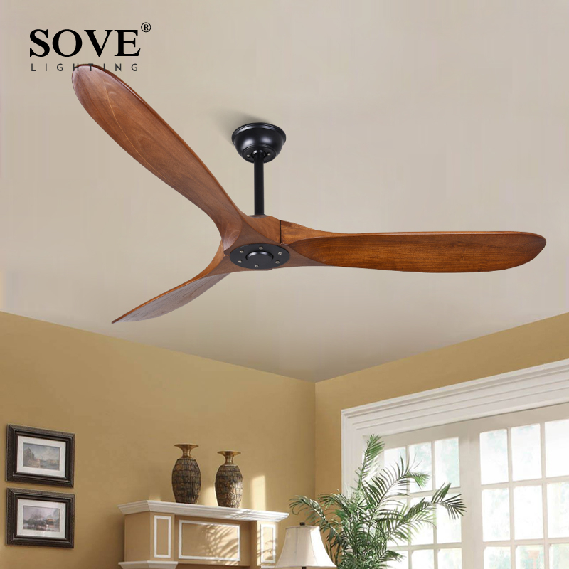 SOVE 60 Inch Industrial Vintage Wooden Ceiling Fans Without Light Decor Ceiling Fans Wood Remote Control Ventilateur De Plafond
SOVE 60 Inch Industrial Vintage Wooden Ceiling Fans Without Light Decor Ceiling Fans Wood Remote Control Ventilateur De Plafond