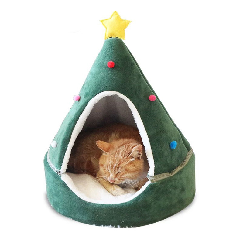 Pet Bed Detachable Christmas Tree Warm Yurt Nest Cute Bed for Dogs and Cats 35*35*45cm Star Green For Dog Cat Warm Winter
Pet Bed Detachable Christmas Tree Warm Yurt Nest Cute Bed for Dogs and Cats 35*35*45cm Star Green For Dog Cat Warm Winter