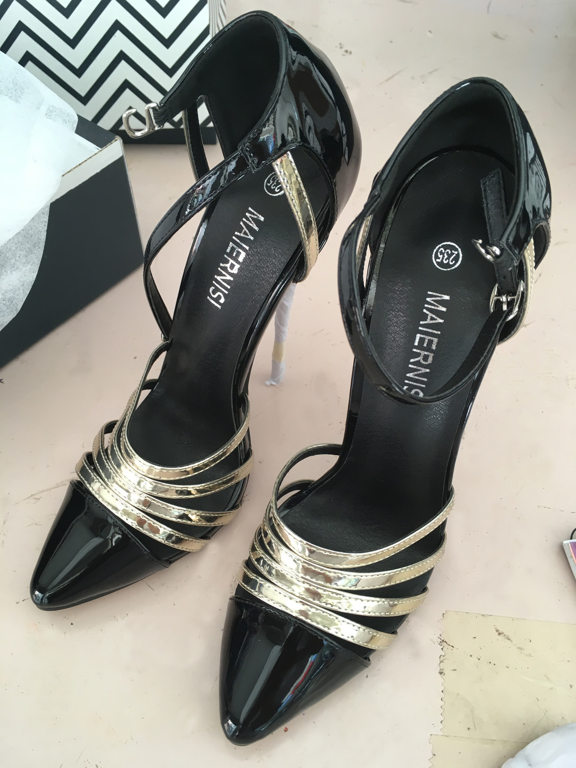 Extreme High Heels 16cm Mixed Colors Ankle Strap Women Shoes Stiletto Heel Show Modeling Party Female Shoes Pumps Sandals 46 LJ200924