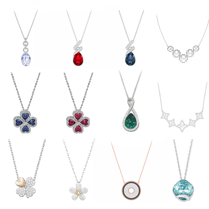 High quality Swa Origina green red clover drop-shaped gemstone necklace is suitable for women to party
High quality Swa Origina green red clover drop-shaped gemstone necklace is suitable for women to party