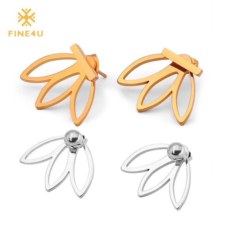2020 New FINE4U E059 Simple Flower Dangle Drop Earrings For Women Gold Silver Color Long Drop Earrings Brincos Statement Jewelry
2020 New FINE4U E059 Simple Flower Dangle Drop Earrings For Women Gold Silver Color Long Drop Earrings Brincos Statement Jewelry
