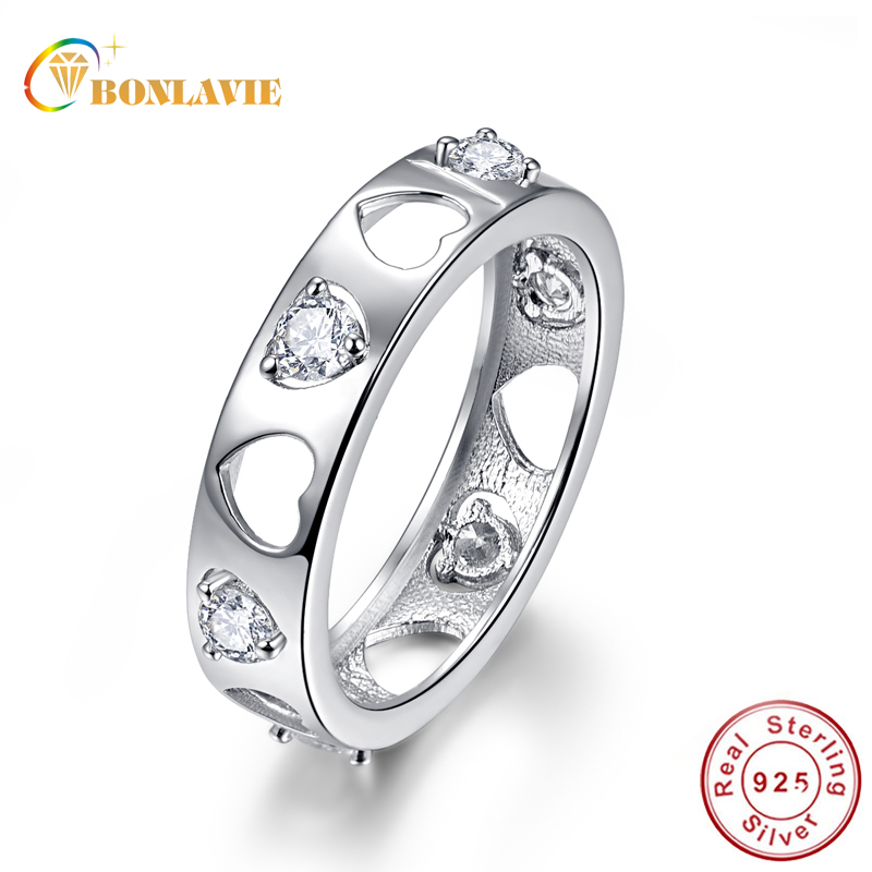 BONLAVIE Hollow Cut Crystal Love Heart Ring For Woman Classic CZ Stone Wedding Anniversary Statement Jewelry Gift Rings US Size
BONLAVIE Hollow Cut Crystal Love Heart Ring For Woman Classic CZ Stone Wedding Anniversary Statement Jewelry Gift Rings US Size
