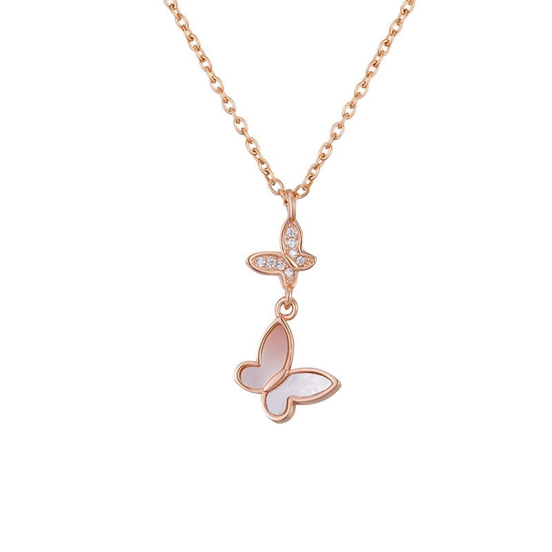 Sparkling diamond zircon lovely cute shell butterfly pendant short choker necklace for women girls fashion designer rose gold silver
Sparkling diamond zircon lovely cute shell butterfly pendant short choker necklace for women girls fashion designer rose gold silver
