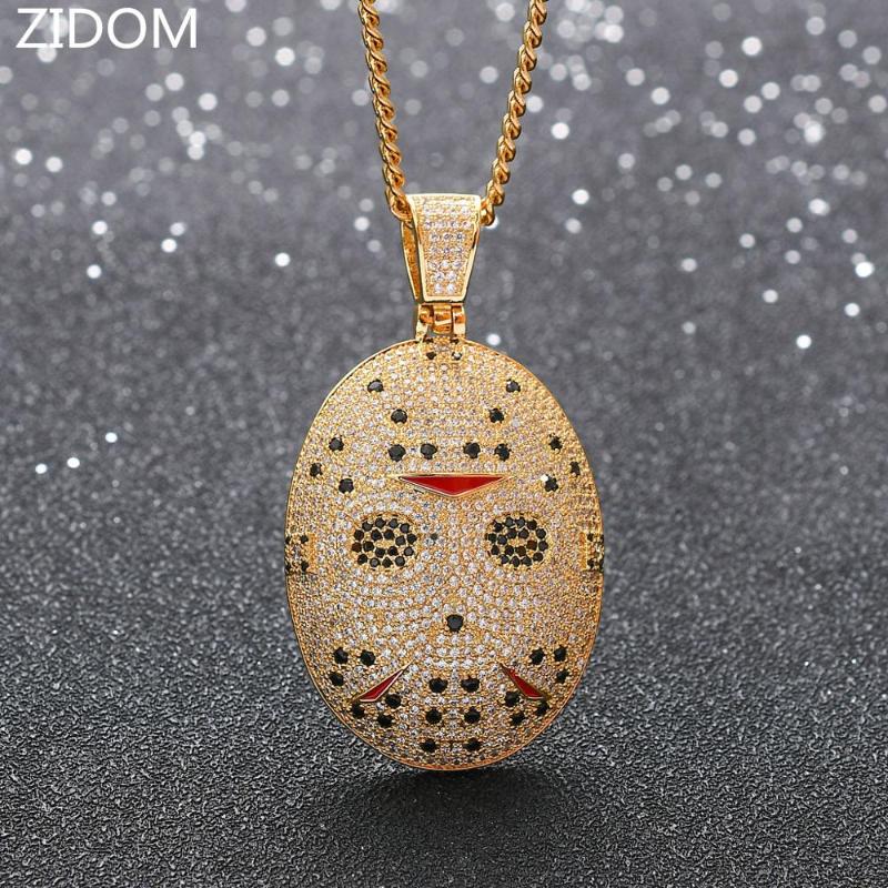 Men/Women Hip hop iced out bling mask pendant necklaces Zircon charm necklace Hiphop jewelry fashion gifts
Men/Women Hip hop iced out bling mask pendant necklaces Zircon charm necklace Hiphop jewelry fashion gifts