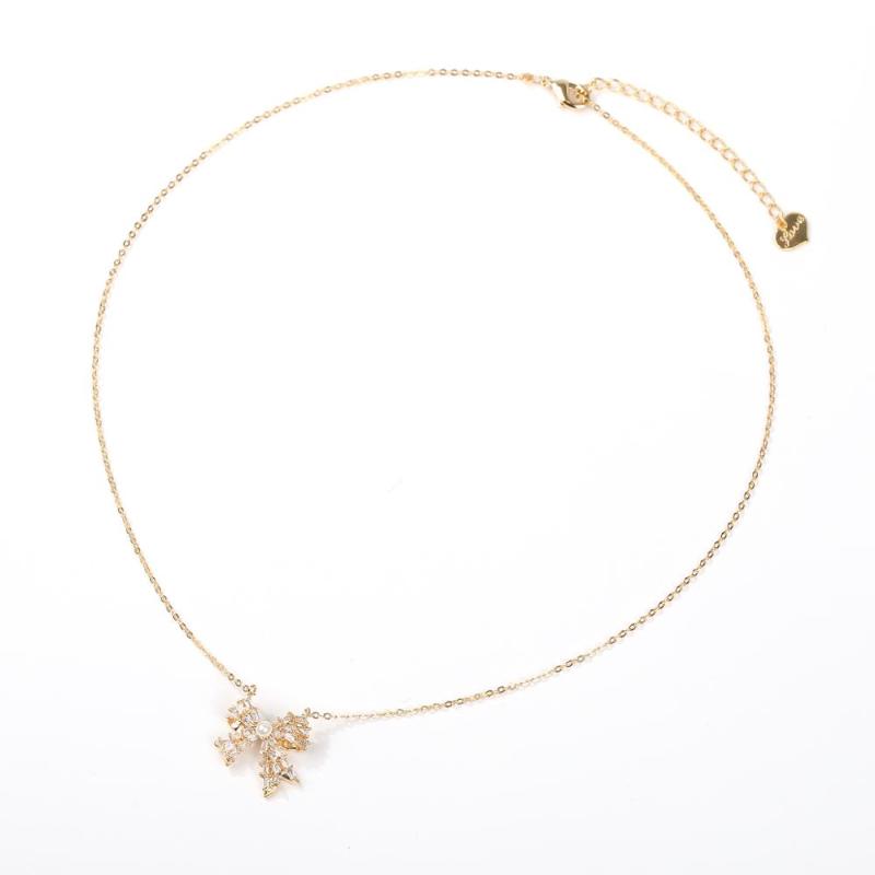 Beautiful CZ Peral Bow Charm Necklace Pendant Collare Minimalist Shining Sweet Jewelry Decorations Pendants Choker Romatic gift
Beautiful CZ Peral Bow Charm Necklace Pendant Collare Minimalist Shining Sweet Jewelry Decorations Pendants Choker Romatic gift