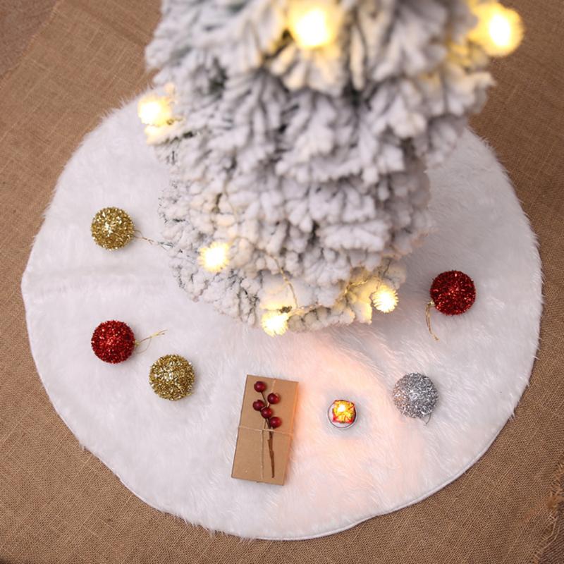 48 Inch Tress Dress Christmas Tree Skirt Luxury Faux Fur White Tree's Skirts For Xmas Party Home Holiday Festival Decoration
48 Inch Tress Dress Christmas Tree Skirt Luxury Faux Fur White Tree's Skirts For Xmas Party Home Holiday Festival Decoration