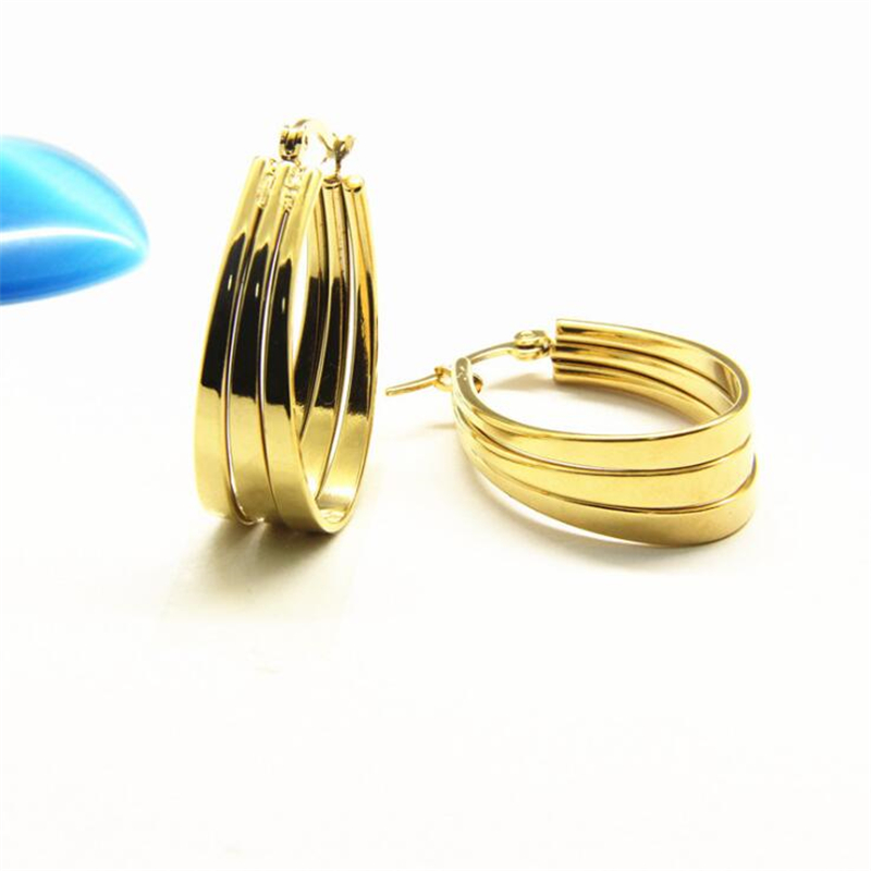 New Creative Gold Color Waterdrop Hoop Earrings Piercing For Women Stainless Steel Exaggerated Round Earrings Fashion Jewelry
New Creative Gold Color Waterdrop Hoop Earrings Piercing For Women Stainless Steel Exaggerated Round Earrings Fashion Jewelry