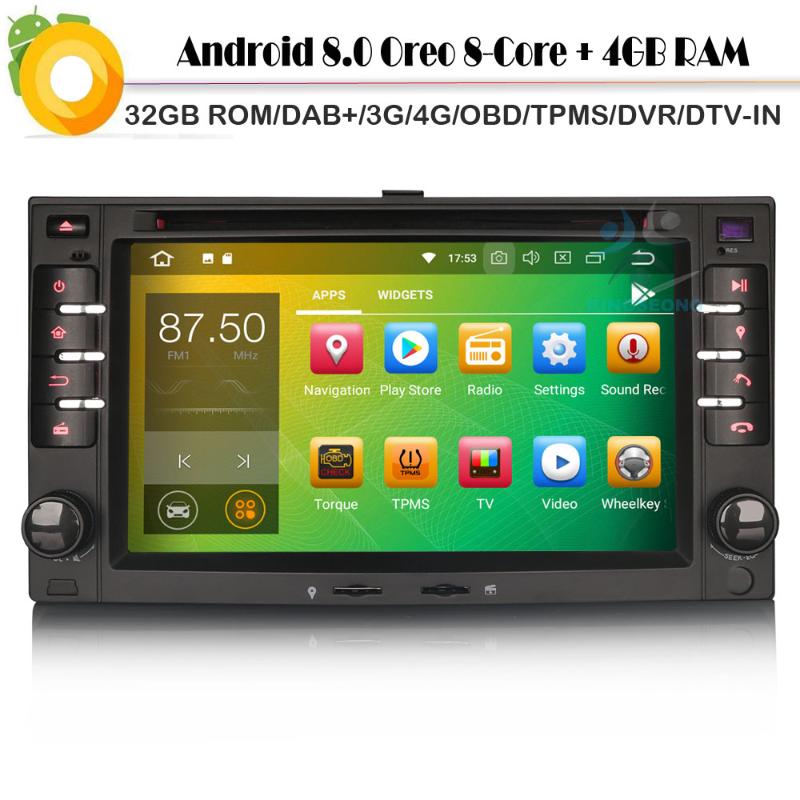 DAB+ Octa Core Sat Nav Android 8.0 Autoradio WiFi 3G 4G GPS CD DVR BT OBD Car Radio Player for Kia Sportage Rio PICANTO DVT-IN
DAB+ Octa Core Sat Nav Android 8.0 Autoradio WiFi 3G 4G GPS CD DVR BT OBD Car Radio Player for Kia Sportage Rio PICANTO DVT-IN