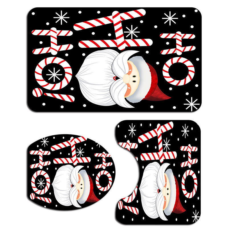Christmas Santa Claus Shower Curtain Set Shower Curtains Toilet Mat Set bath mat Non-slip Toilet Covering Bathroom r
Christmas Santa Claus Shower Curtain Set Shower Curtains Toilet Mat Set bath mat Non-slip Toilet Covering Bathroom r