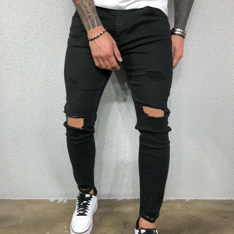 Vicabo Mens Jeans Ripped Denim Pants Slim Fit Hombres Stretch Casual Plus Size 2020 Fashion Knee Hole Long Jeans for Men, Blue
Vicabo Mens Jeans Ripped Denim Pants Slim Fit Hombres Stretch Casual Plus Size 2020 Fashion Knee Hole Long Jeans for Men, Blue