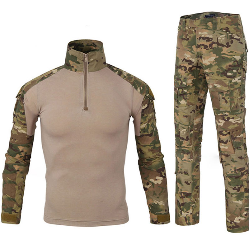 Tactical Hunting Clothes Camouflage Uniform Suits Outdoor Training Camping Cycling Combat T Shirt Pants Frog Tracksuit, Tricolor desert
Tactical Hunting Clothes Camouflage Uniform Suits Outdoor Training Camping Cycling Combat T Shirt Pants Frog Tracksuit, Tricolor desert