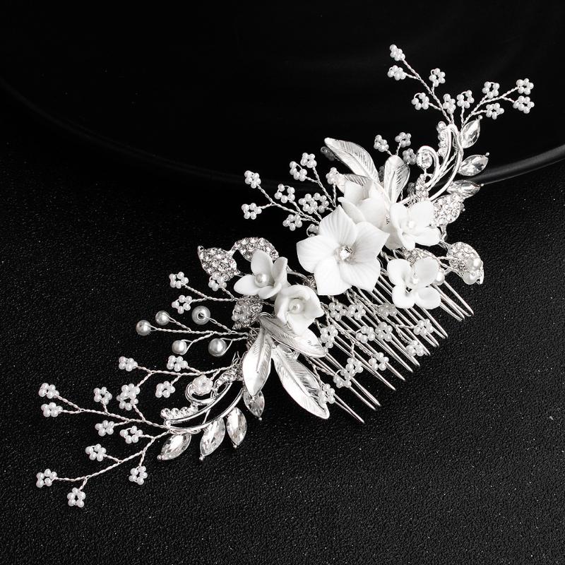 Wedding Hair Comb Clip Flower Tiara Bridal Hair Accessories Women Wedding Jewelry Headband Pearl Rhinestone Bride Headpiece
Wedding Hair Comb Clip Flower Tiara Bridal Hair Accessories Women Wedding Jewelry Headband Pearl Rhinestone Bride Headpiece
