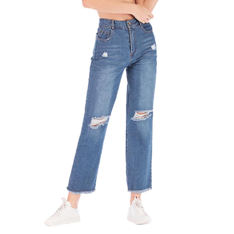 Women Jeans Women Autumn Elastic Plus Loose Hole Denim Casual Wide Leg Pants Cropped Jeans High Waist New 2020 7.30, Bu
Women Jeans Women Autumn Elastic Plus Loose Hole Denim Casual Wide Leg Pants Cropped Jeans High Waist New 2020 7.30, Bu
