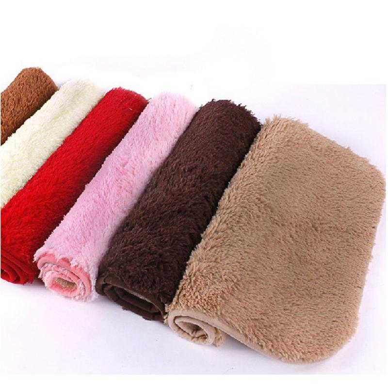

1Pc Bathroom Memory Foam Bath Mat Carpet Rug Non-slip Absorbent fleece Bedroom Mat kitchen Doormat Carpets Non Skid Soft Coral