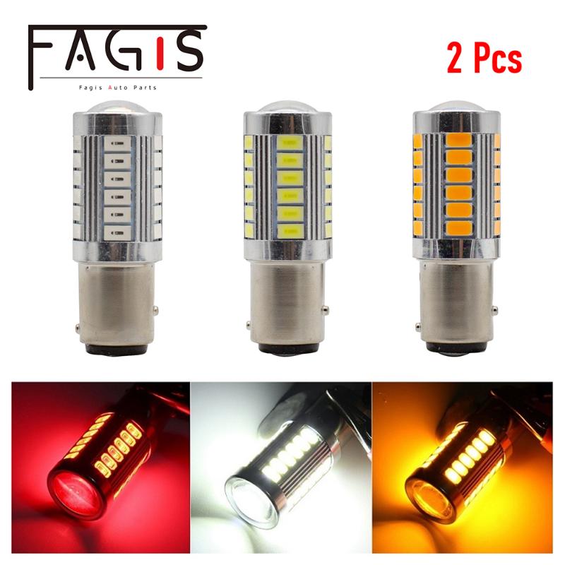 Fagis 2 Pcs S25 1156 1157 P21W BA15S BAY15D 33 SMD 5630 LED P21/5w Car Lamp Brake Backup Light Auto Turn Parking Bulb, As pic
Fagis 2 Pcs S25 1156 1157 P21W BA15S BAY15D 33 SMD 5630 LED P21/5w Car Lamp Brake Backup Light Auto Turn Parking Bulb, As pic