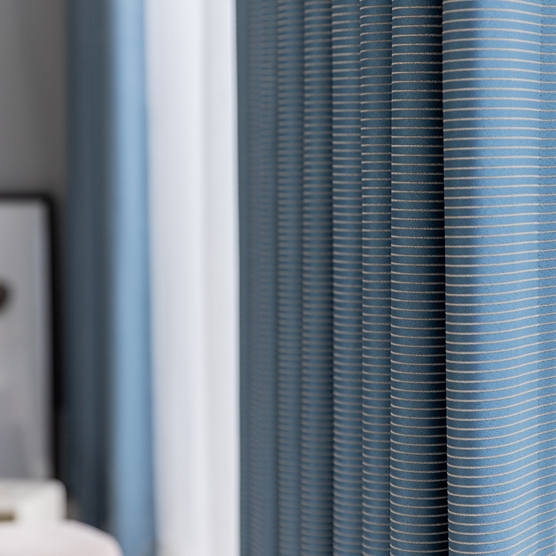 Custom curtain Nordic livingroom Simplicity blue Jacquard Vertical line shading bedroom thick blackout curtain drape M881
Custom curtain Nordic livingroom Simplicity blue Jacquard Vertical line shading bedroom thick blackout curtain drape M881