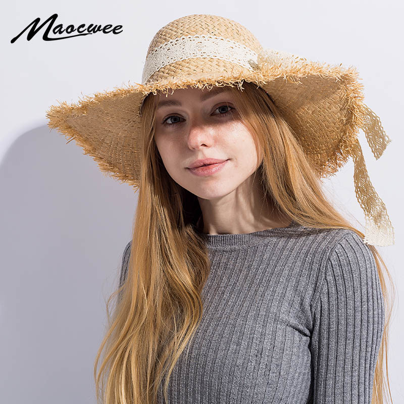 Summer beach fashion sun hat ladies bow straw hat fluffy wide-side folding female Lafite sunscreen visor
Summer beach fashion sun hat ladies bow straw hat fluffy wide-side folding female Lafite sunscreen visor