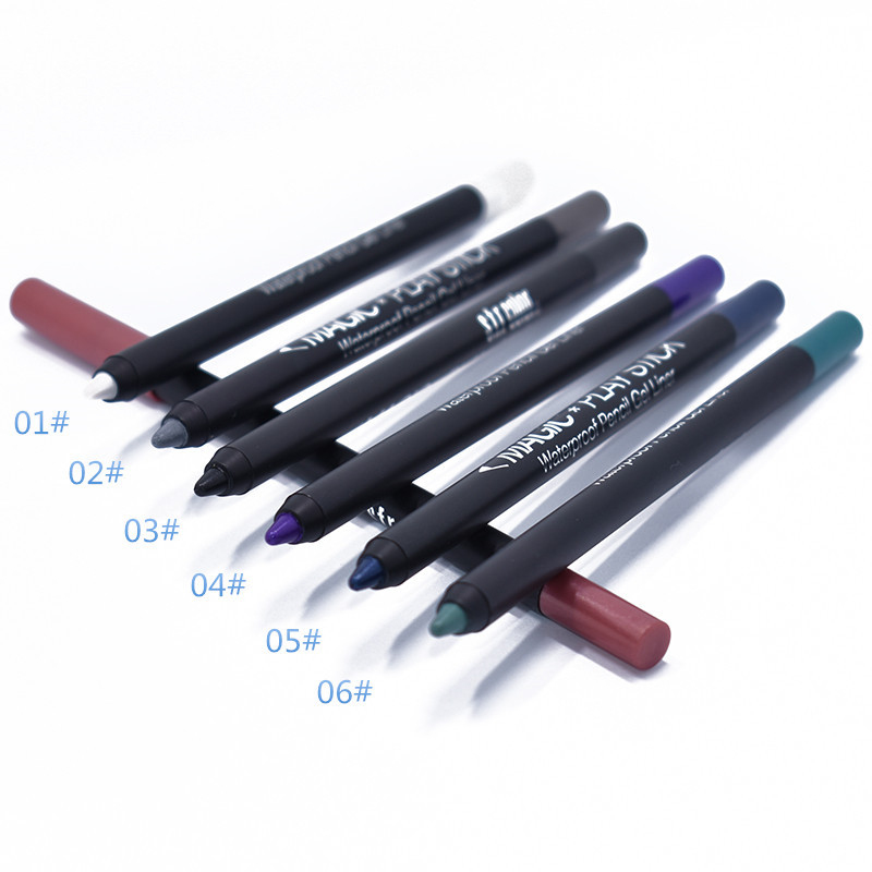 

12 Color Long Lasting Waterproof Quick Dry Eyeliner Fashion Pearlescent Eye Shadow Pen Lying Silkworm Pen Korean Cosmetics TSLM1, 06