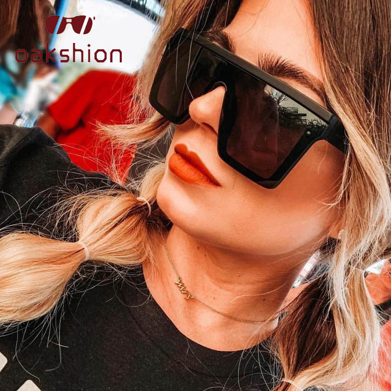 oakshion Oversized Big Square Sunglasses Women Flat Top Fashion One Piece Clear Lens Sun Glasses For Men Shade Mirror UV400 Gafa
oakshion Oversized Big Square Sunglasses Women Flat Top Fashion One Piece Clear Lens Sun Glasses For Men Shade Mirror UV400 Gafa