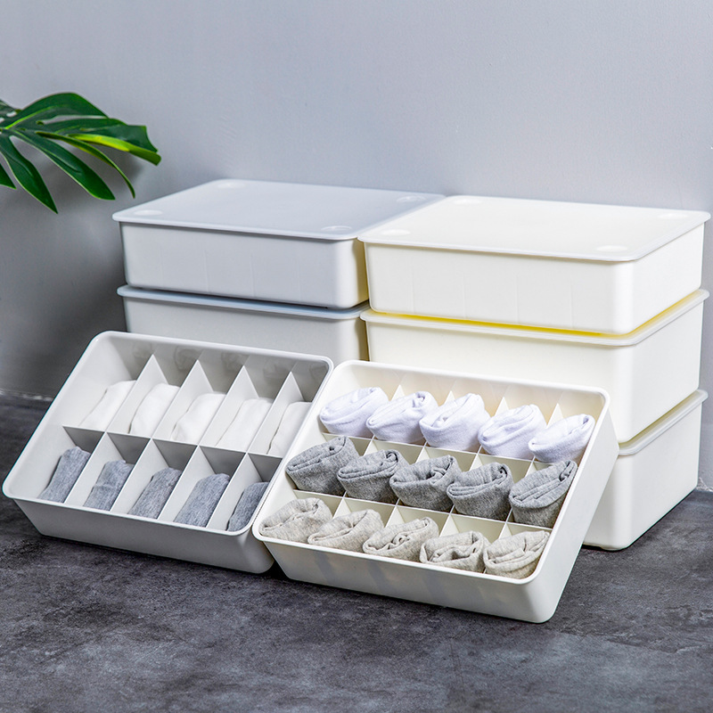 1Pc Fashion Household Underwear Storage Box Plastic Wardrobe Bra Socks Holder Clothing Storing Case with Cover
1Pc Fashion Household Underwear Storage Box Plastic Wardrobe Bra Socks Holder Clothing Storing Case with Cover