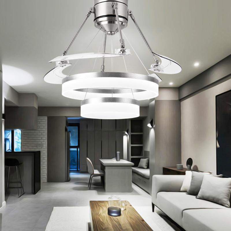 48 inch Modern Ceiling Fan Lamp Ring Lamps Invisible leaves Bedroom Living Dining Room 48w Creative Decoration Fans with Lights
48 inch Modern Ceiling Fan Lamp Ring Lamps Invisible leaves Bedroom Living Dining Room 48w Creative Decoration Fans with Lights