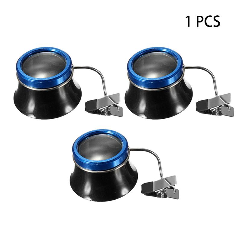 Loupe Aluminum Alloy Jewelers Clip On Eyeglass Portable Watch Repair Magnifier Optical Tool Hands Free Small Clear 5X 10X 20X
Loupe Aluminum Alloy Jewelers Clip On Eyeglass Portable Watch Repair Magnifier Optical Tool Hands Free Small Clear 5X 10X 20X