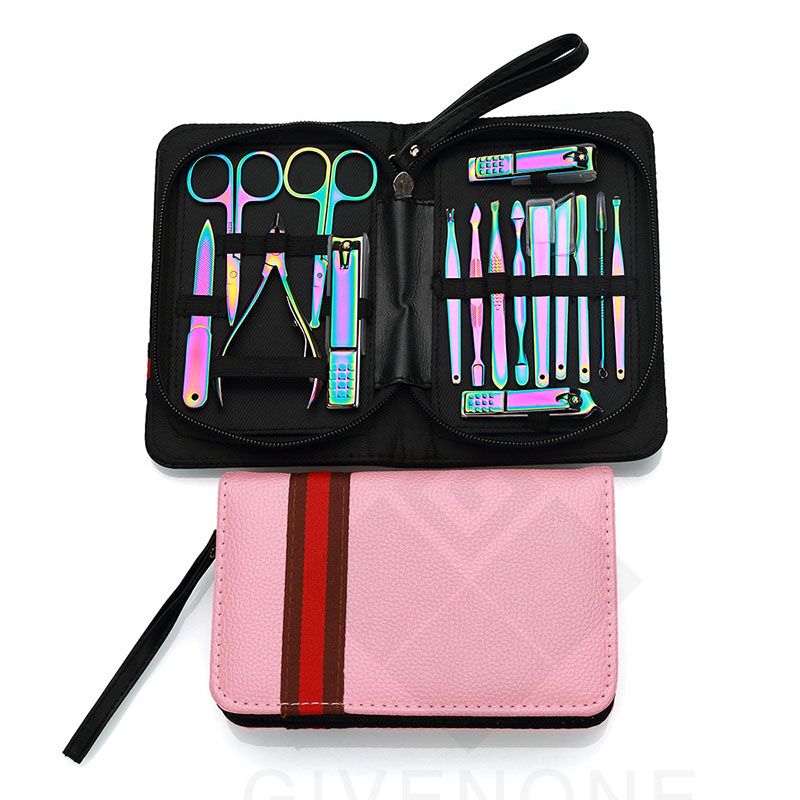 Newest 16PCS Rainbow Manicure Nail Clipper Set Household Stainless Steel Ear Spoon Nail Clippers Dead Skin Remover Manicure Tool
Newest 16PCS Rainbow Manicure Nail Clipper Set Household Stainless Steel Ear Spoon Nail Clippers Dead Skin Remover Manicure Tool