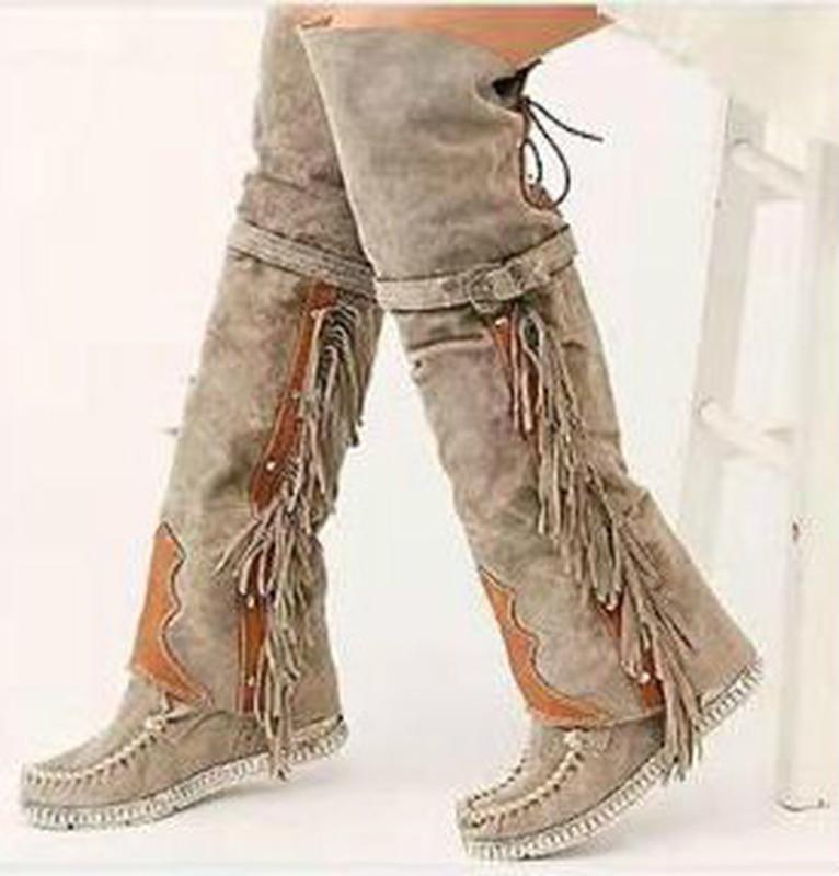 Women over knee high boots flats autumn winter warm flat shoes vintage tassels deco gladiator booties woman mujer zapatos D1927, Black
Women over knee high boots flats autumn winter warm flat shoes vintage tassels deco gladiator booties woman mujer zapatos D1927, Black