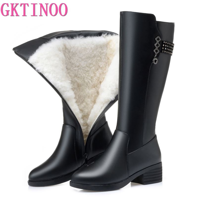 GKTINOO Women Long Boots 2020 New Genuine Leather Female Winter Boots Fashion Big Size 35-43 Wool Thick Snow Shoes Women, 77072 black plush
GKTINOO Women Long Boots 2020 New Genuine Leather Female Winter Boots Fashion Big Size 35-43 Wool Thick Snow Shoes Women, 77072 black plush